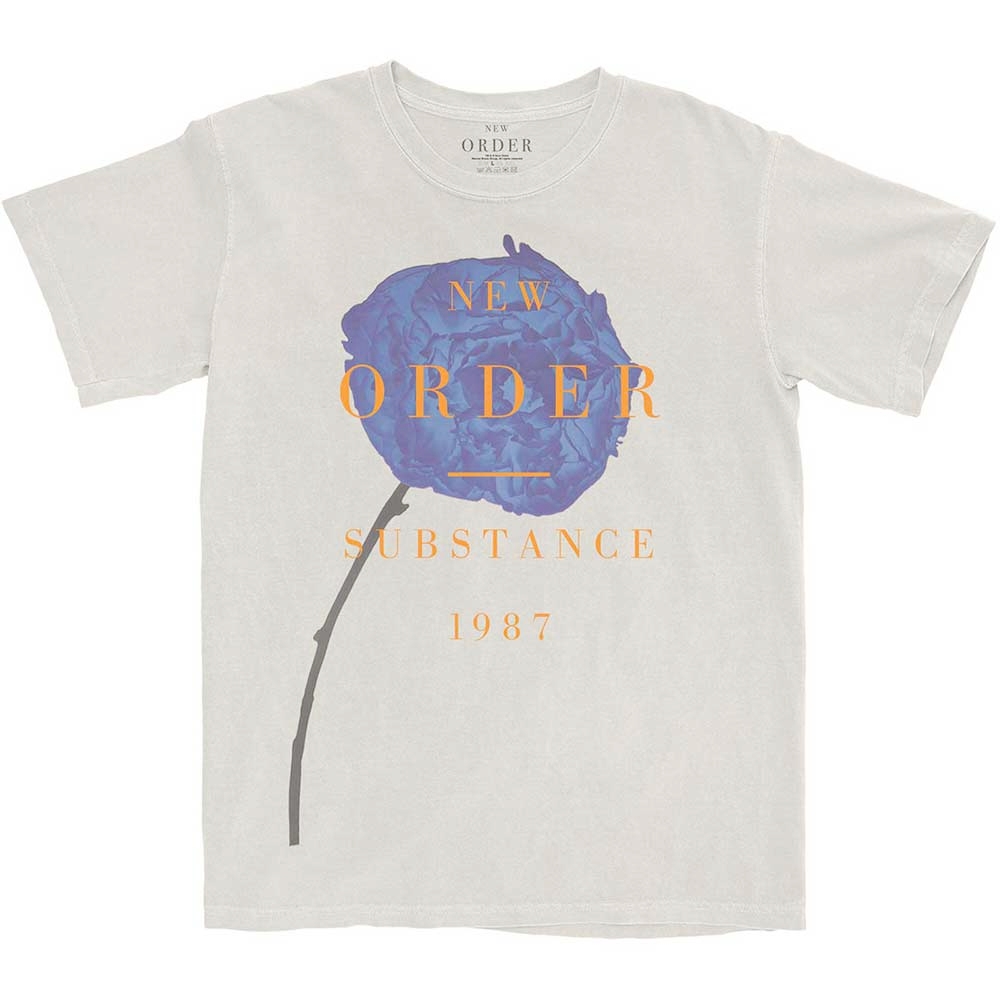 New Order - Spring Substance Tshirt Homme - Gris/Blanc